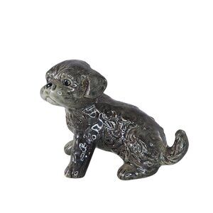 Vintage Goebel West Germany Dandie Dinmont Terrier Puppy Dog Figurine *Repair*